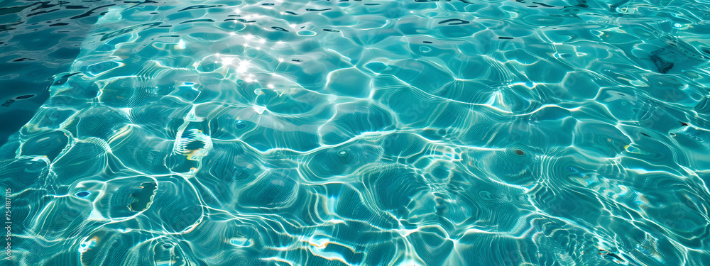Blue turquoise ripple pool water Blue turquoise ripple pool water