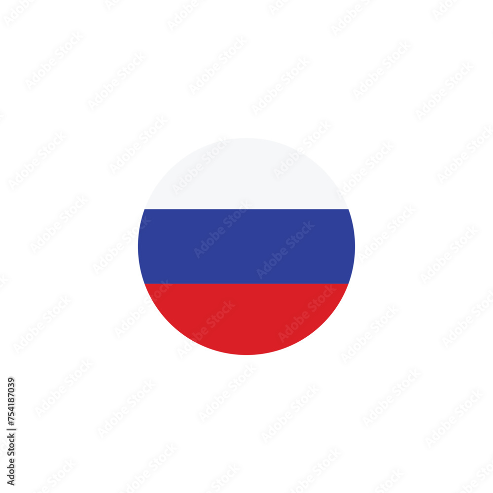 Russia flag icon vector Russia flag icon vector
