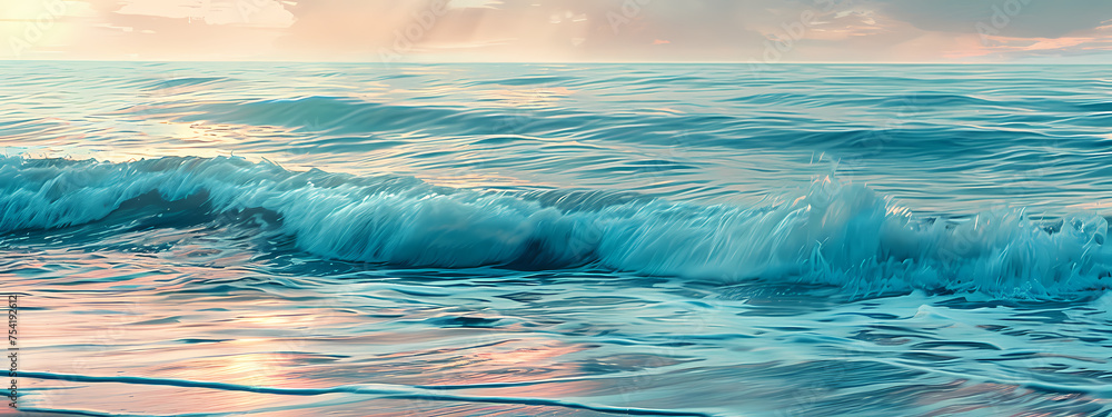 Obraz premium Whispering Waves: The Serene Call of the Ocean