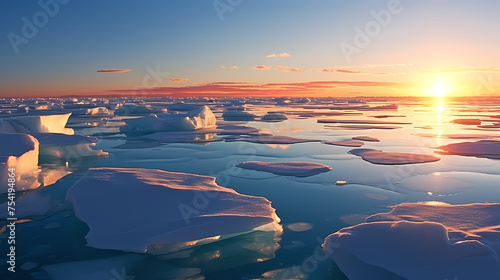 Frozen lake  ice texture background