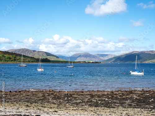 View from Port Bannatyne, Isle of Bute, Scotland photo