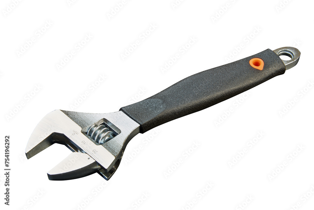 Obraz premium Adjustable wrench Isolated on white background