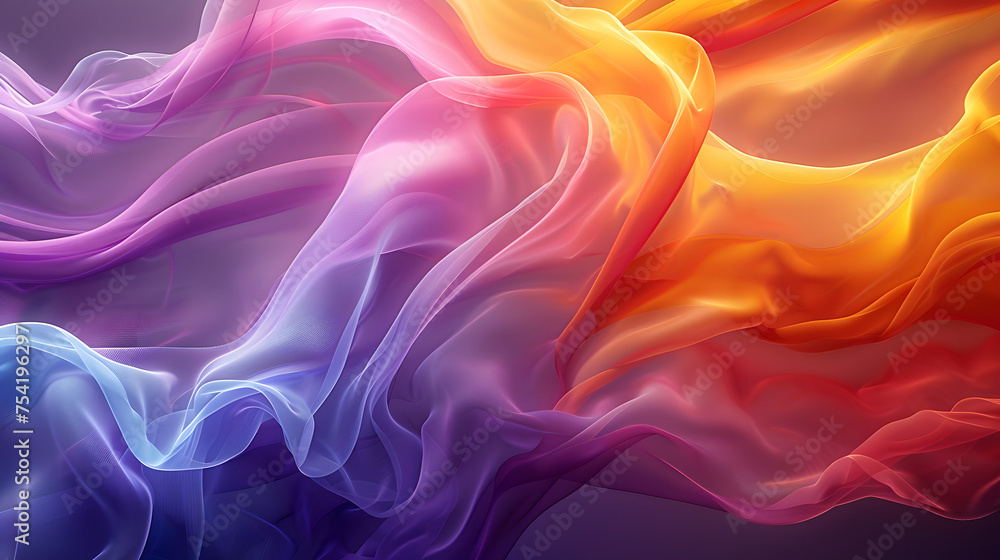 Abstract background image illustration with shades of purple, yellow 