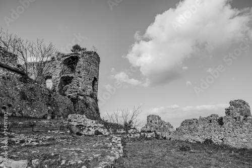 The Avalos castle of Vairano Patenora, Campania, Italy photo