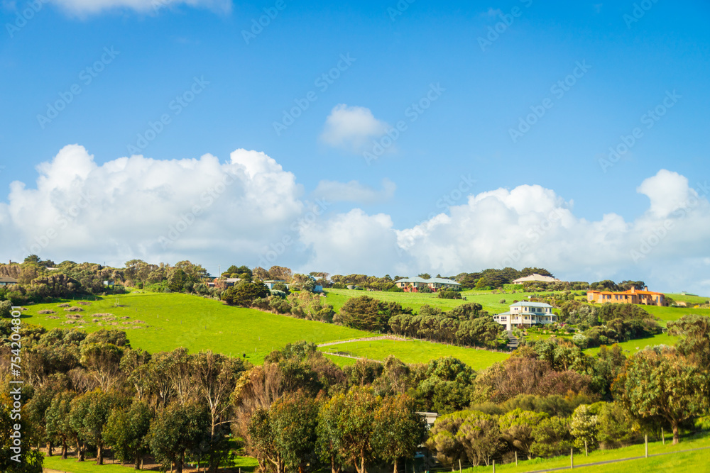 Verdant Valleys Under a Clear Blue Sky, Australia