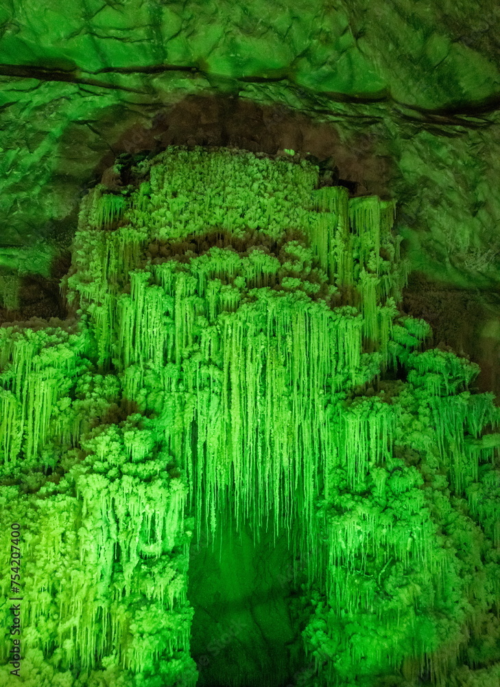 Slanic Prahova salt mine, underground huge excavation in Romania