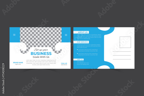 Postcard design template