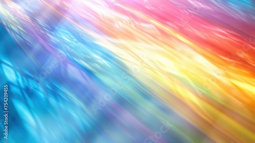 Pastel Dreams. Rainbow Abstraction with Soft, Blurred Light, Creating a Delicate and Ethereal Atmosphere.