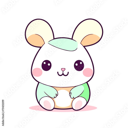 easter bunny with easter egg