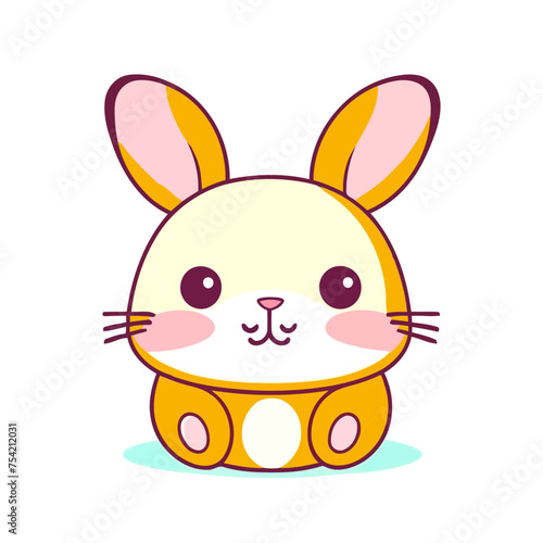 easter bunny with easter egg