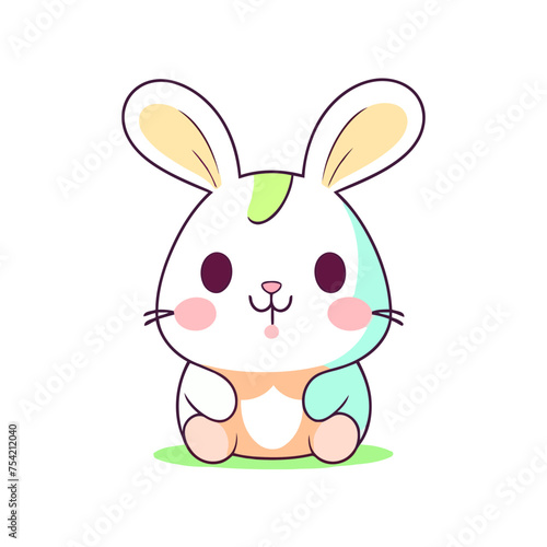easter bunny with egg