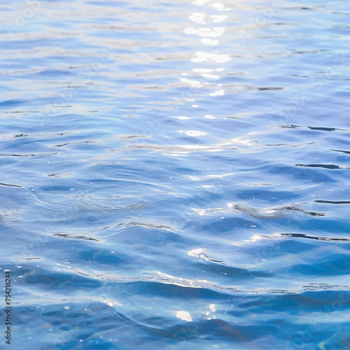 Abstract aquatic beauty, subtle ripples, selective focus captures peaceful reflections For Social Media Post Size