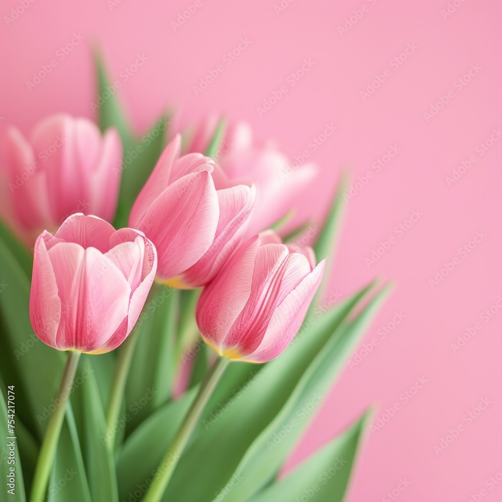 Fototapeta premium tulips background.