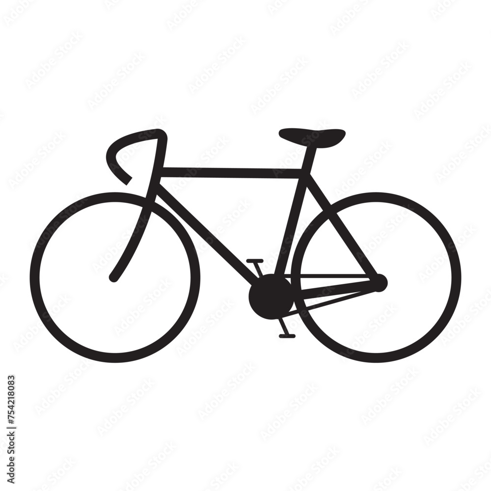 Obraz premium fixie bike icon vector