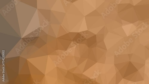Energetic Low Poly Motion Composition: Mesmerizing Journey of Colorful Triangles Moving Across the Screen