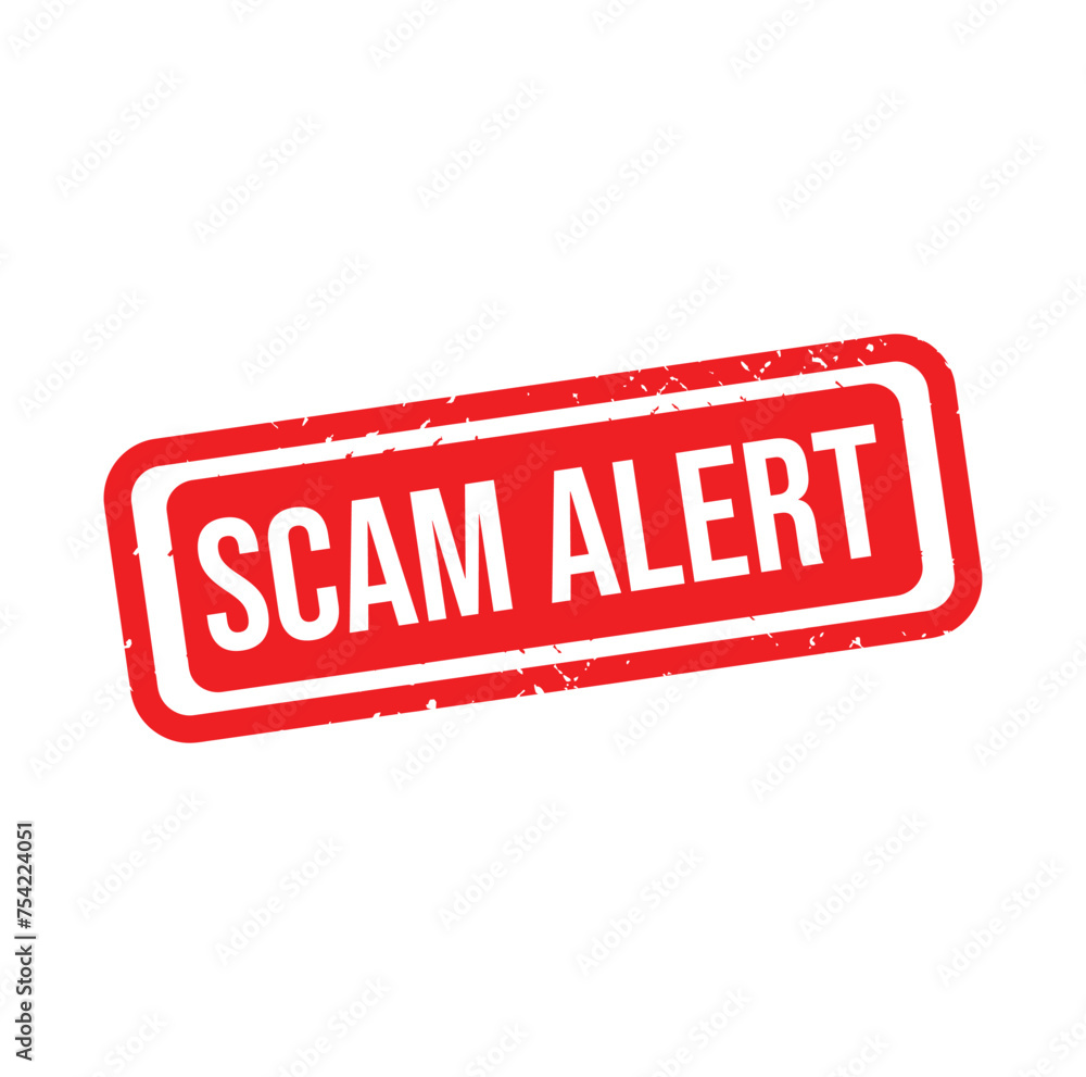 SCAM ALERT Rubber stamp design. VECTOR ILLUSTRATION. SCAM ALERT Rubber stamp design. VECTOR ILLUSTRATION.