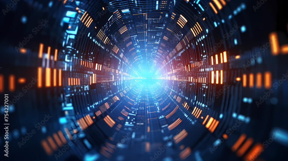 Obraz premium Technology network background, virtual concept