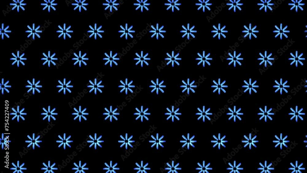 Glowing looping neon effect pattern abstract background, black background. Glowing looping neon effect pattern abstract background, black background.