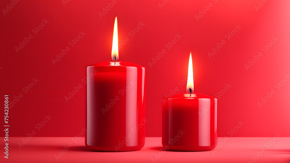 Cozy 3D Candle with Fire Mockup Perfect for Cozy Yoga Spaces and Cozy Mental Health Posters Cozy 3D Candle with Fire Mockup Perfect for Cozy Yoga Spaces and Cozy Mental Health Posters