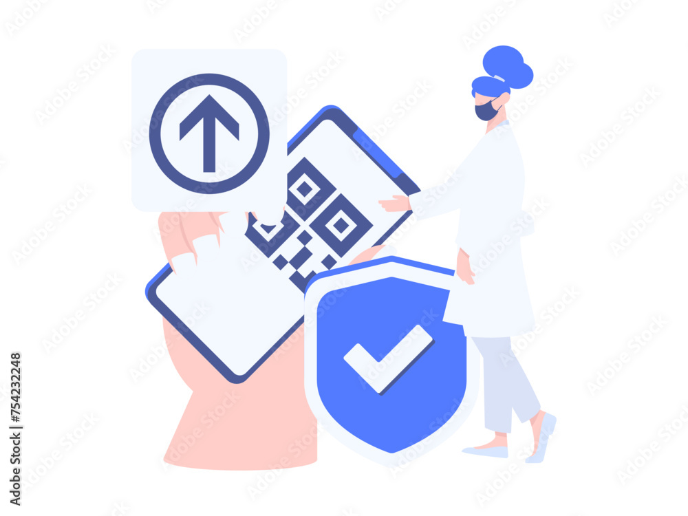 Medical characters fighting the epidemic flat vector concept operation hand drawn illustration
Medical characters fighting the epidemic flat vector concept operation hand drawn illustration