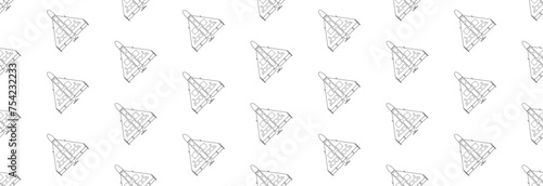 War drone Shahed. Iranian Drone kamikaze. Seamless pattern.