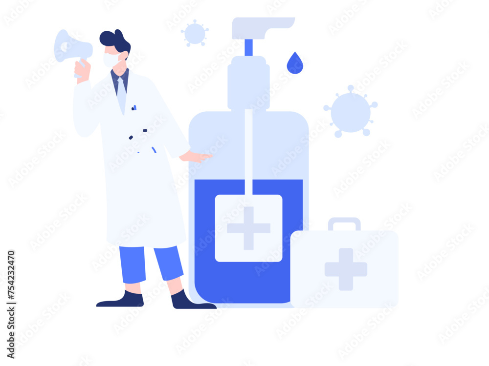 Medical characters fighting the epidemic flat vector concept operation hand drawn illustration
Medical characters fighting the epidemic flat vector concept operation hand drawn illustration