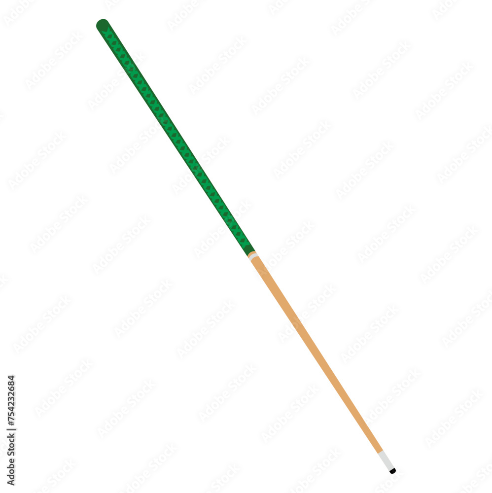 Billiard Stick Vector Illustration Billiard Stick Vector Illustration