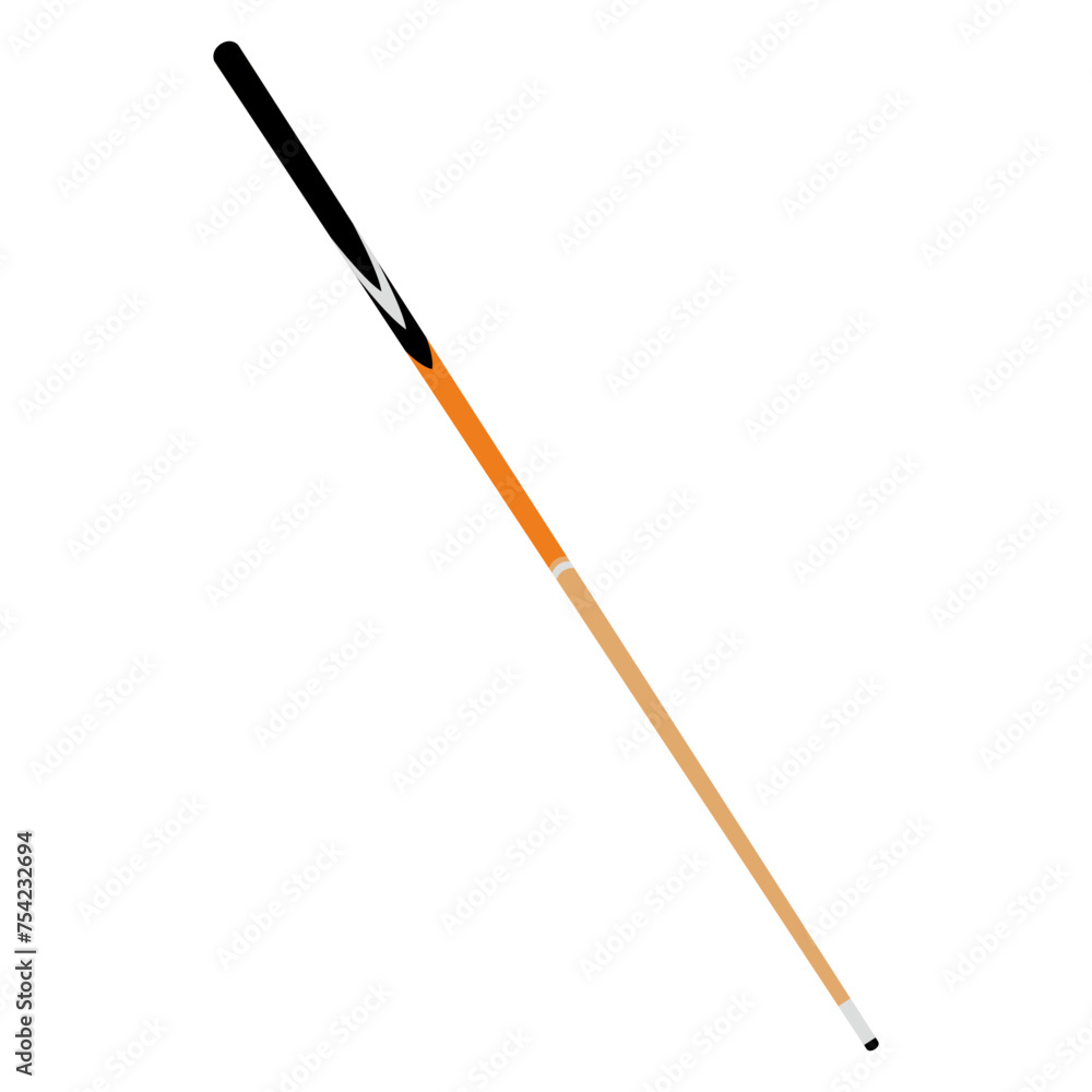 Billiard Stick Vector Illustration Billiard Stick Vector Illustration