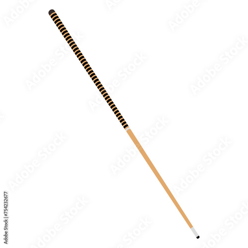 Billiard Stick Vector Illustration 