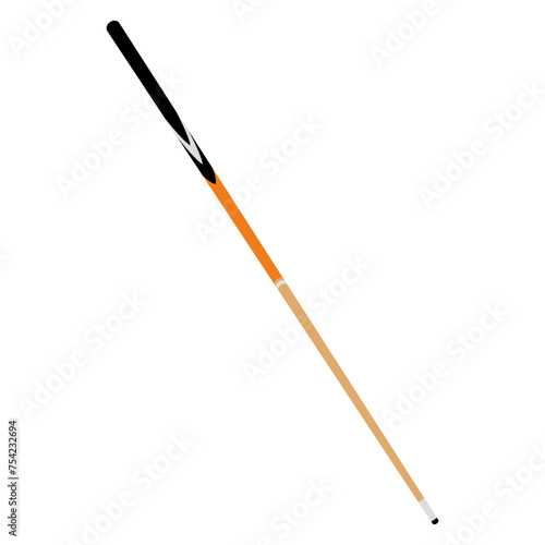 Billiard Stick Vector Illustration 