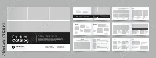 Landscape Product Catalog or Catalogue Layout Template.