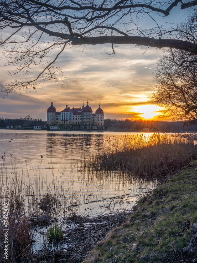 Fototapeta premium Evening in the fairytale world - Abends in der Märchwelt