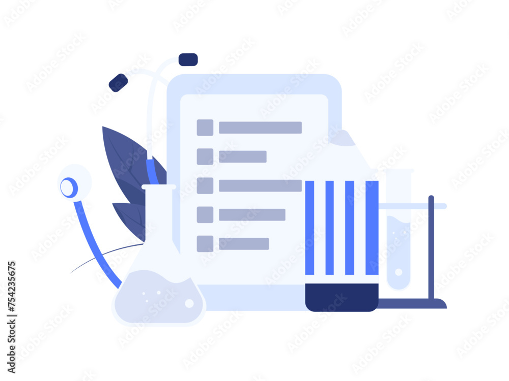 Obraz premium Medical characters fighting the epidemic flat vector concept operation hand drawn illustration 