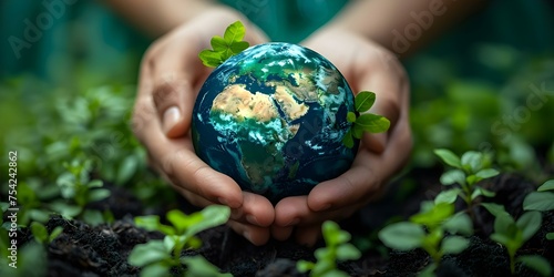 Embracing Environmental Conservation: A Global Perspective. Concept Environmental Conservation, Global Perspective, Sustainable Practices, Biodiversity Protection, Eco-Friendly Innovation