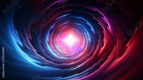 Digital galaxy colorful black hole scene abstract graphic poster web page PPT background