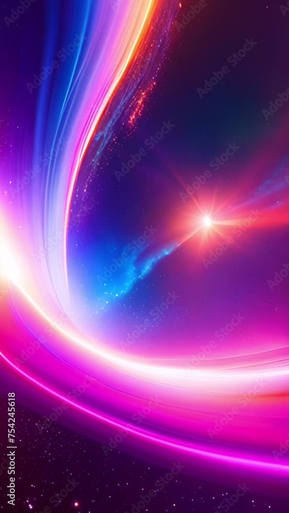 神秘的な空と輝く星,Generative AI 神秘的な空と輝く星,Generative AI