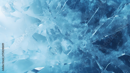 Abstract frozen surface with ice texture background