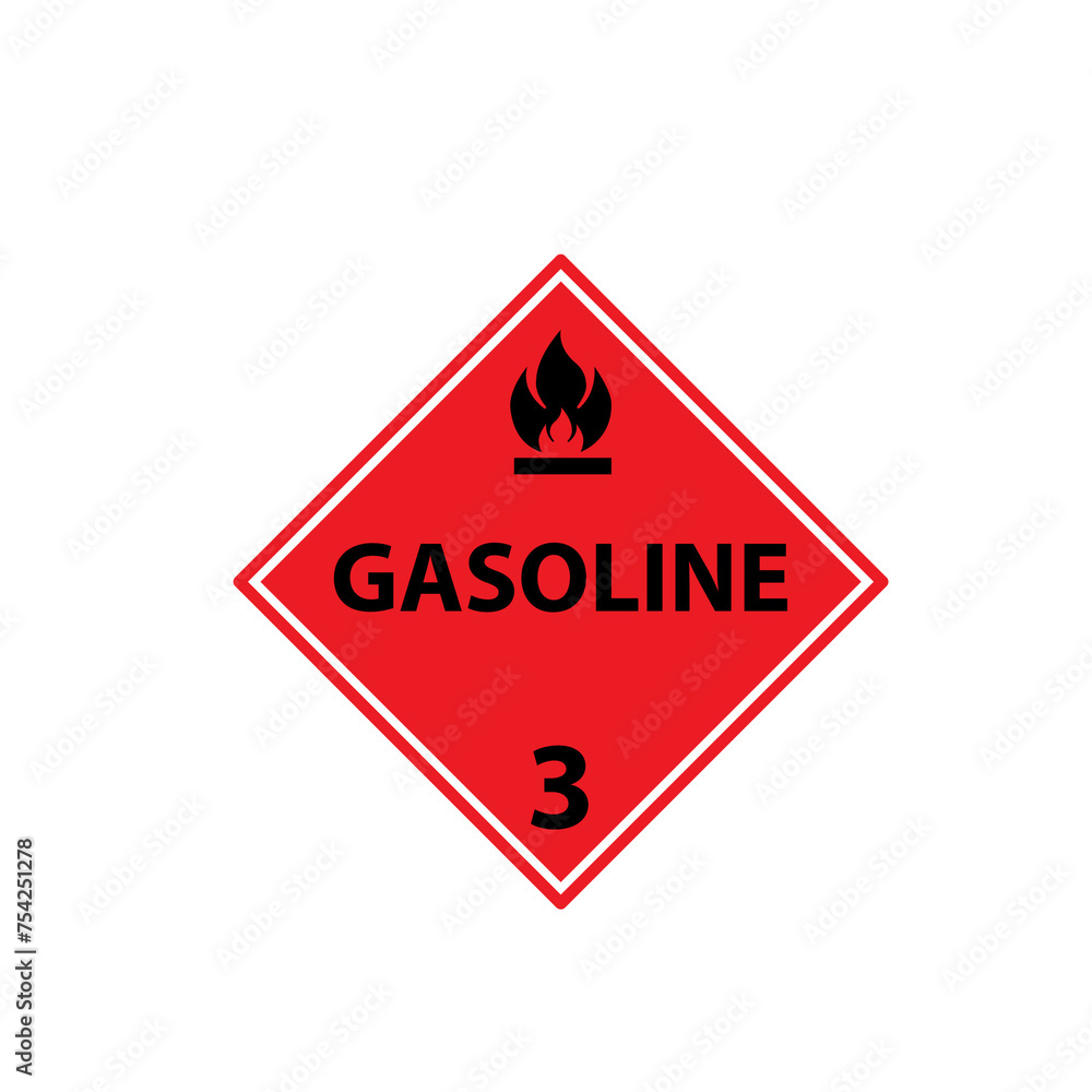 Obraz premium Gasoline icon