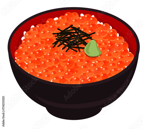 Salmon Roe Rice Bowl Ikura Don