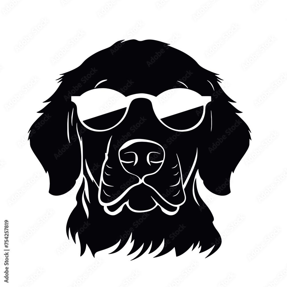 golden retriever dog vector golden retriever dog vector