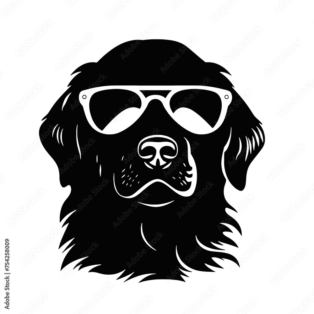 golden retriever dog vector golden retriever dog vector
