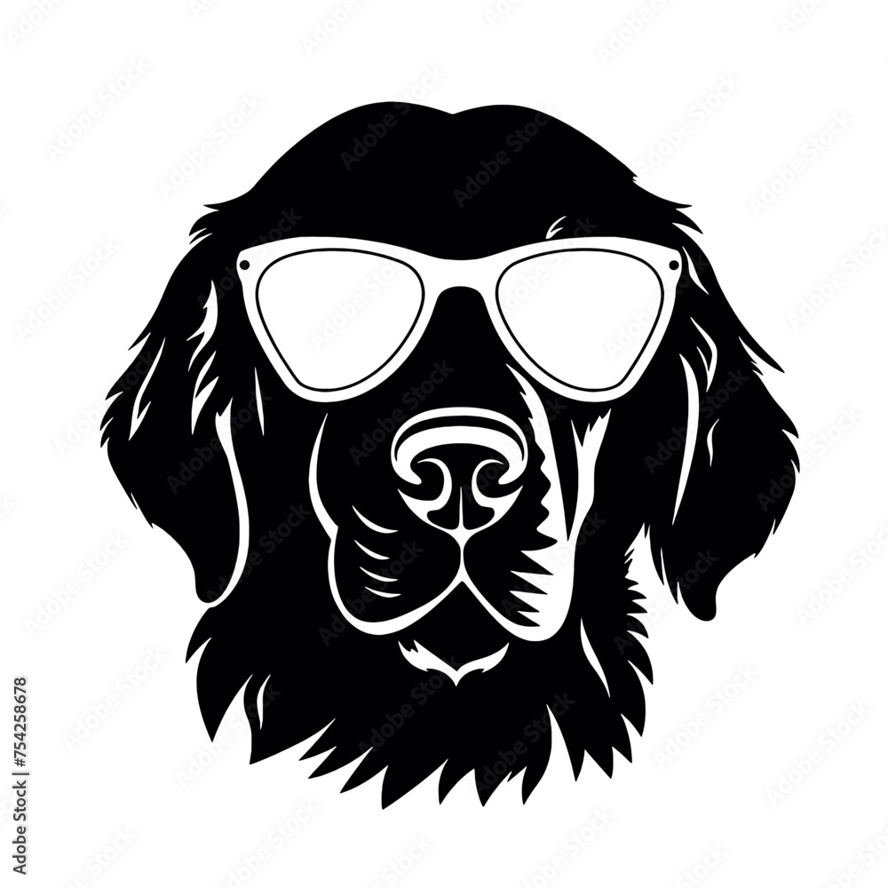 Golden retriever Silhouette Golden retriever Silhouette
