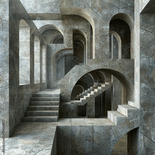 A 3D detailed atmosphere of a mysterious geometric dimension with symmetry super structures