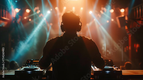 DJ performing at the club