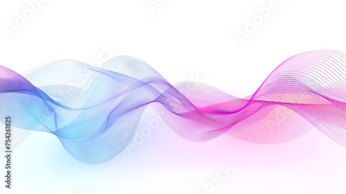 Abstract wave design concept background in pink and purple color, smooth colored wavy background 