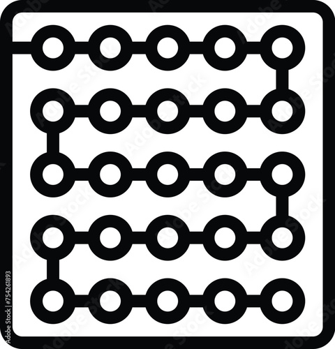Protect from pregnancy icon outline vector. Women preventive conception drugs. Avoid child birth