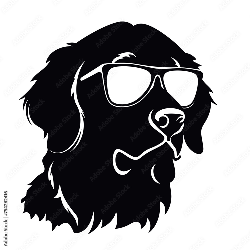 Golden Retriever with sunglasses Golden Retriever with sunglasses