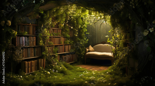 Enchanted Alcove  Hidden Nook Reveals Enigmatic Secre
