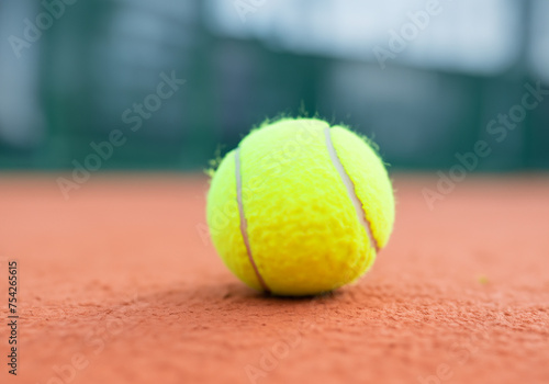 close up Tennis Ball