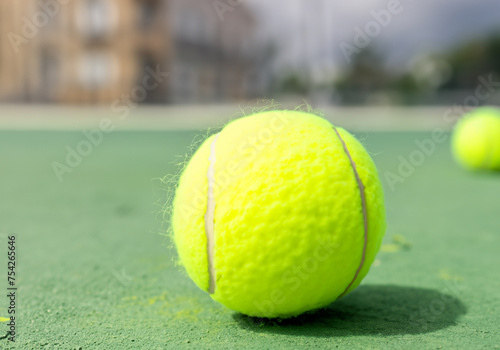 close up Tennis Ball © musicphone1